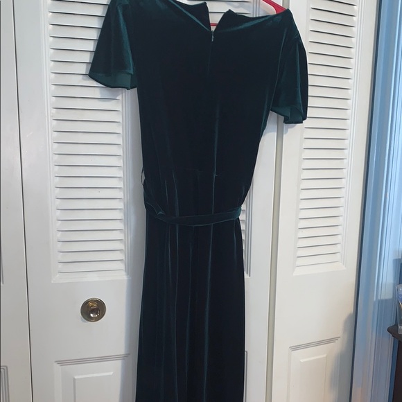 DKNY Green Flutter Sleeve Bodycon Dress - Picture 5 of 5